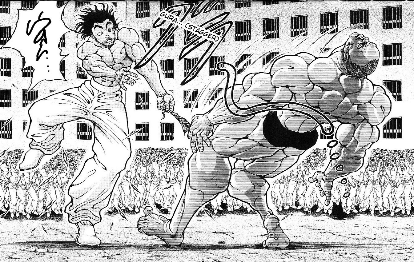 Hanma Baki Chapter 6.44 page 9 - Vol.6 Chapter 44: Superman and Superman