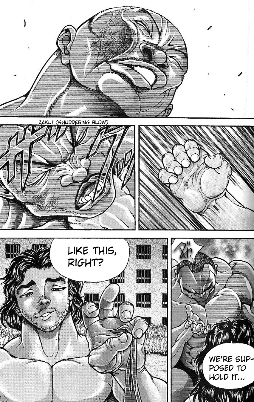 Hanma Baki Chapter 6.45 page 15 - Vol.6 Chapter 45: Smoldering