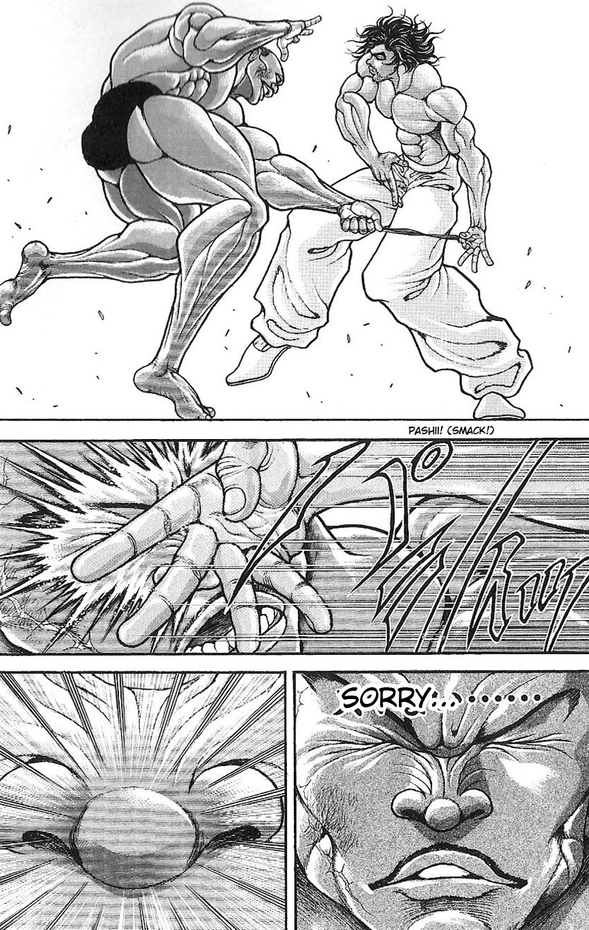 Hanma Baki Chapter 6.45 page 18 - Vol.6 Chapter 45: Smoldering