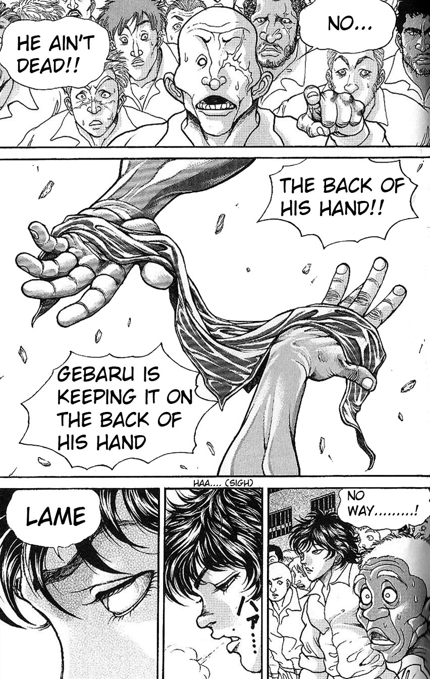 Hanma Baki Chapter 6.46 page 13 - Vol.6 Chapter 46: Gilberto Style