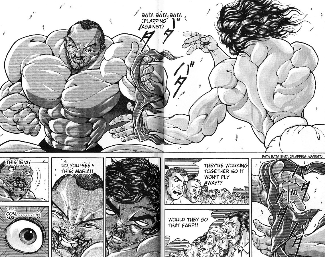 Hanma Baki Chapter 6.46 page 16 - Vol.6 Chapter 46: Gilberto Style