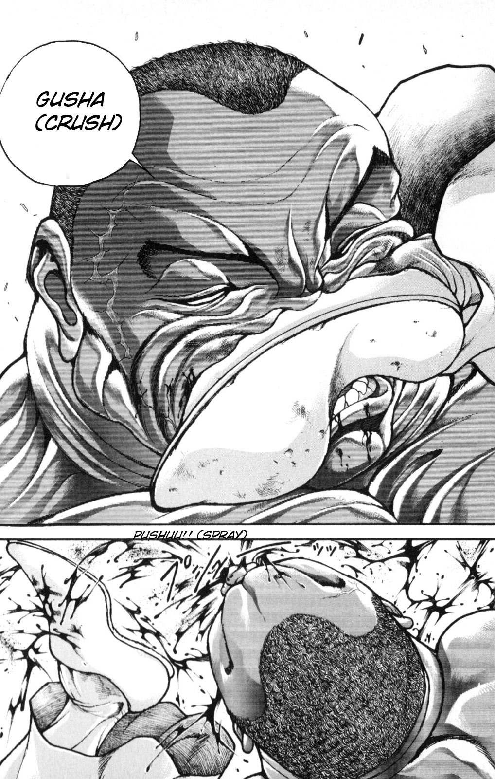 Hanma Baki Chapter 7.47 page 15 - Vol.7 Chapter 47: Destroyed