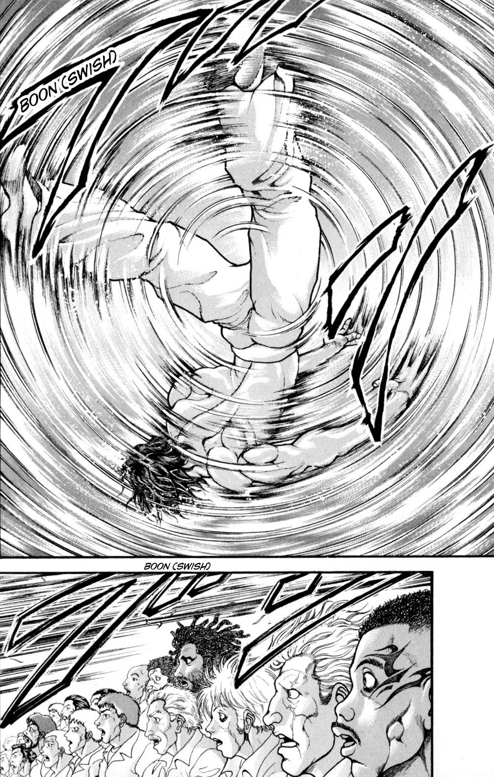 Hanma Baki Chapter 7.47 page 23 - Vol.7 Chapter 47: Destroyed