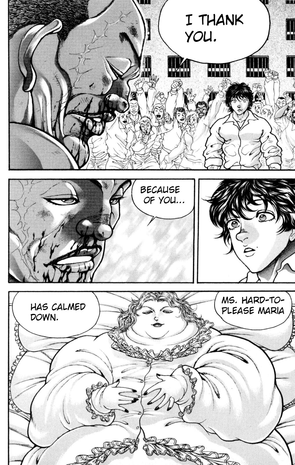 Hanma Baki Chapter 7.48 page 6 - Vol.7 Chapter 48: Gale