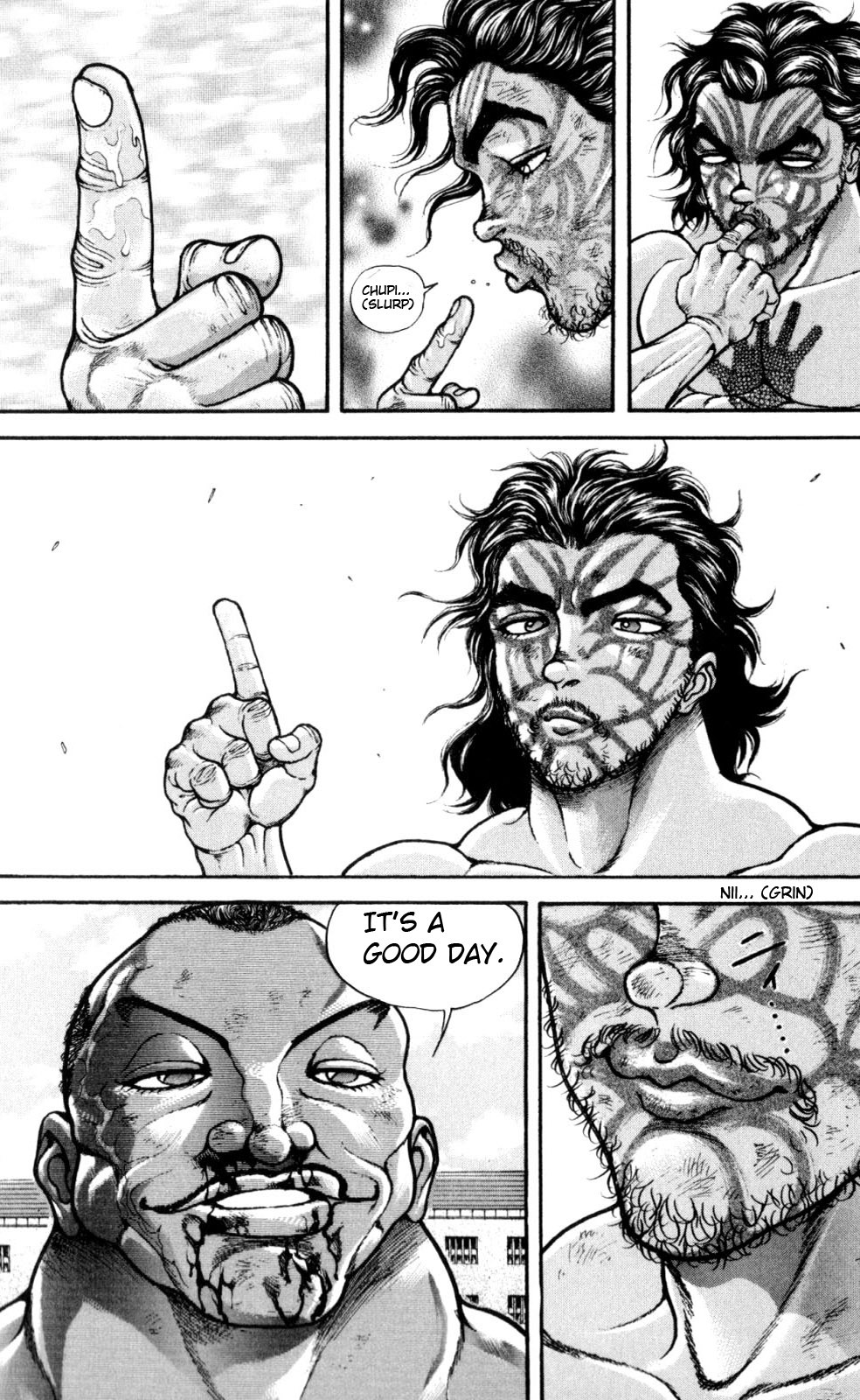 Hanma Baki Chapter 7.49 page 10 - Vol.7 Chapter 49: Iron