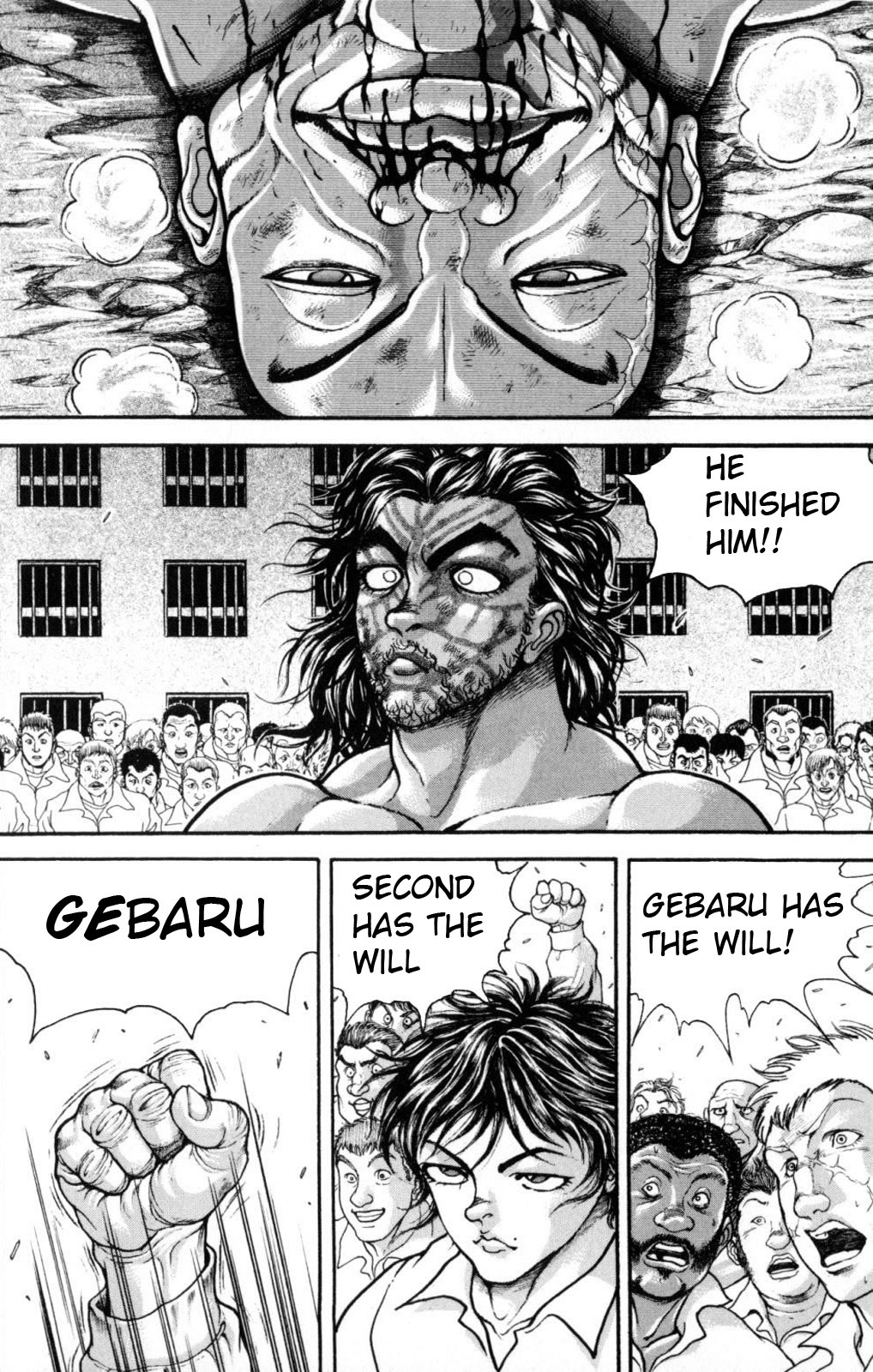 Hanma Baki Chapter 7.49 page 4 - Vol.7 Chapter 49: Iron