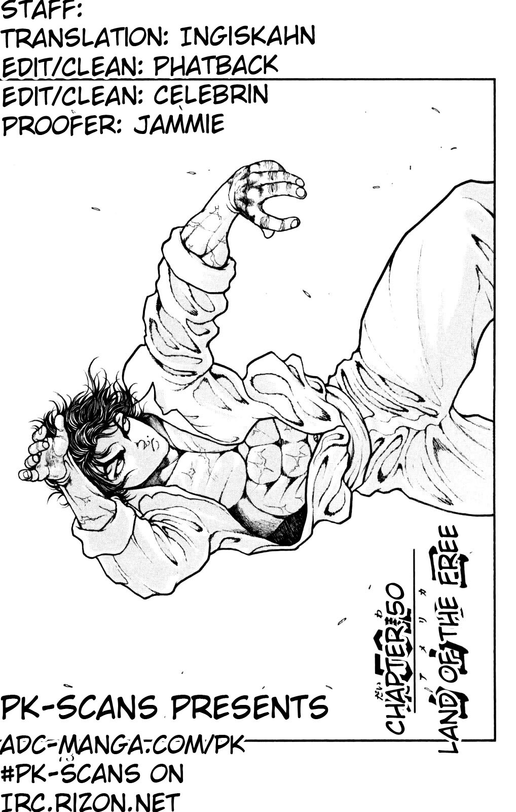 Hanma Baki Chapter 7.50 page 1 - Vol.7 Chapter 50: The Land of Liberty