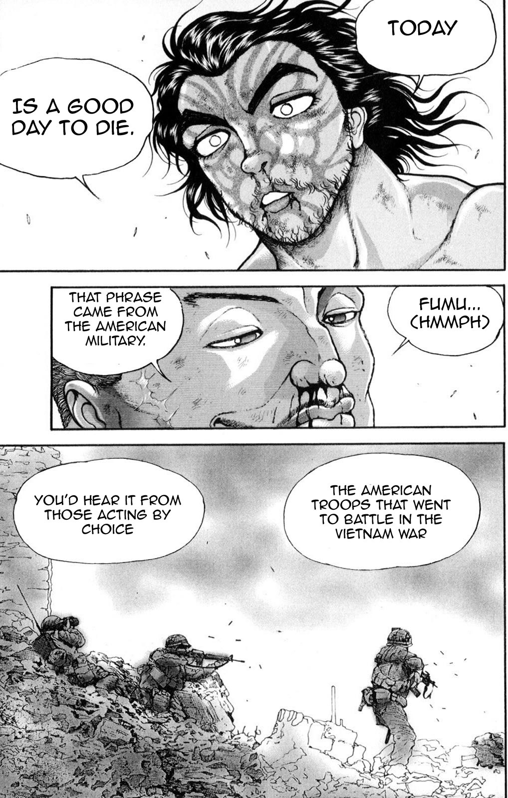 Hanma Baki Chapter 7.51 page 13 - Vol.7 Chapter 51: Baki