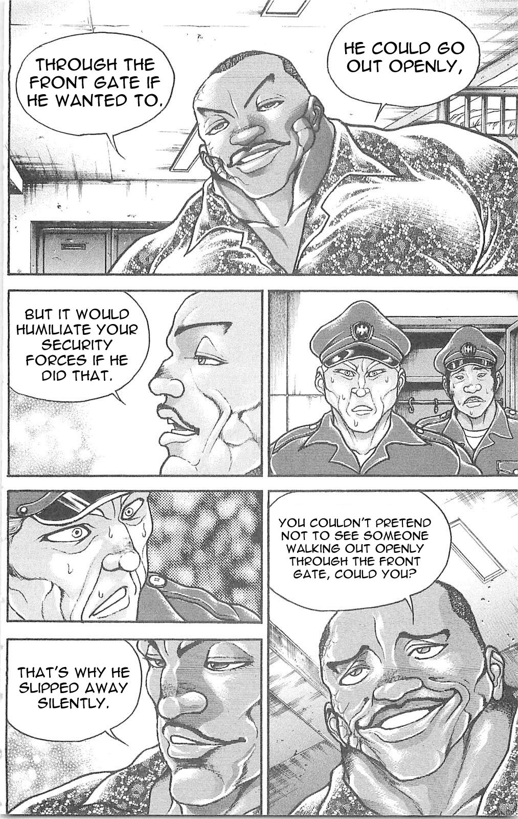 Hanma Baki Chapter 8.55 page 14 - Vol.8 Chapter 55: Escape