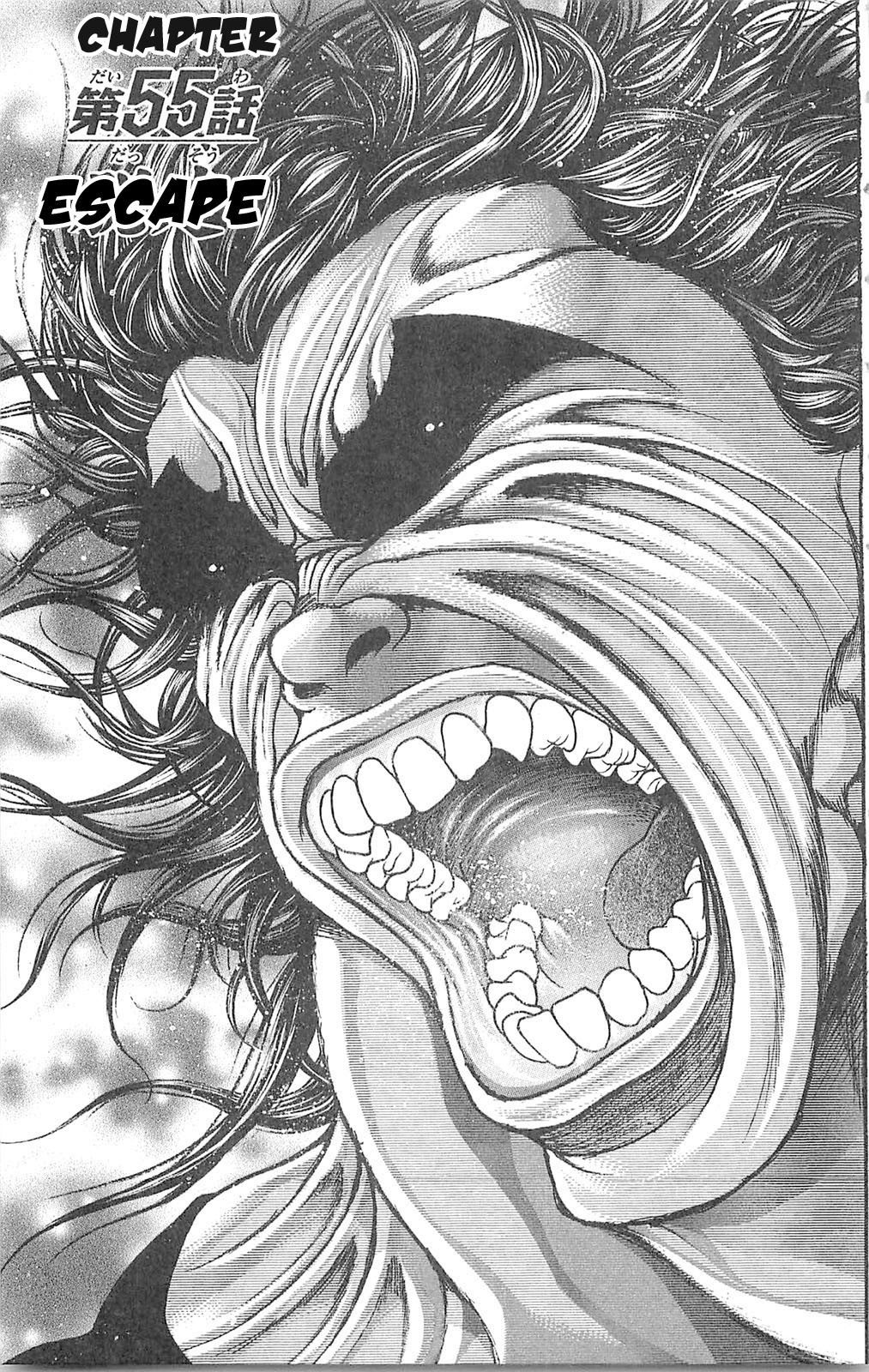 Hanma Baki Chapter 8.55 page 7 - Vol.8 Chapter 55: Escape