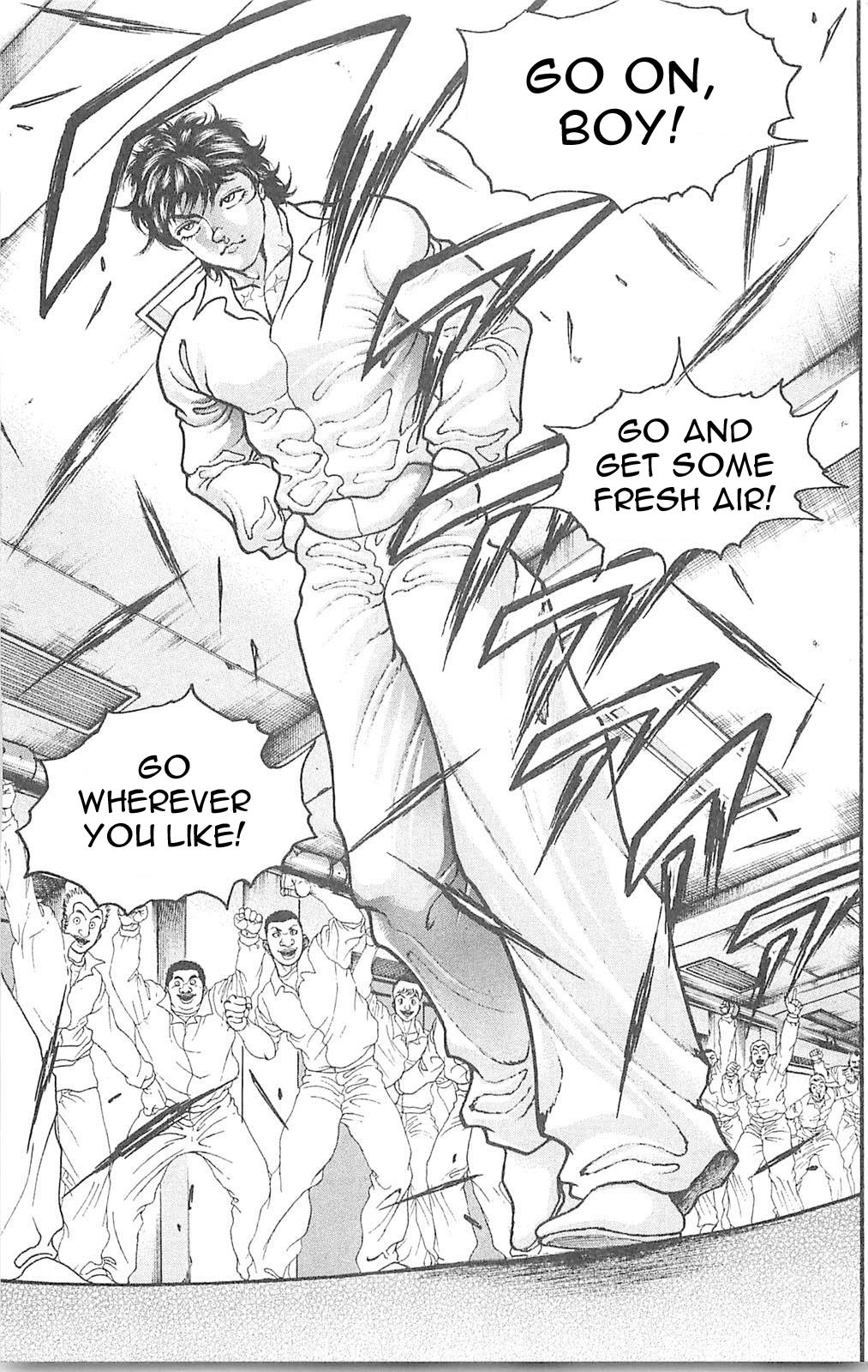 Hanma Baki Chapter 8.56 page 10 - Vol.8 Chapter 56: Distance