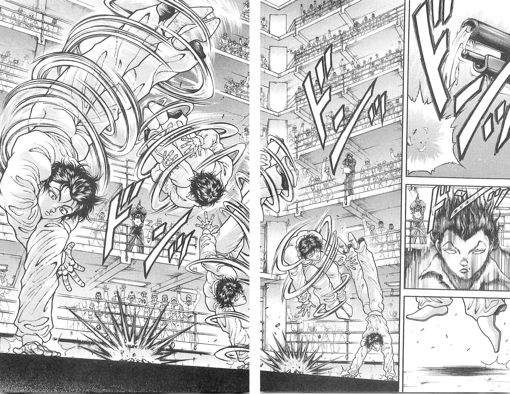 Hanma Baki Chapter 8.56 page 13 - Vol.8 Chapter 56: Distance