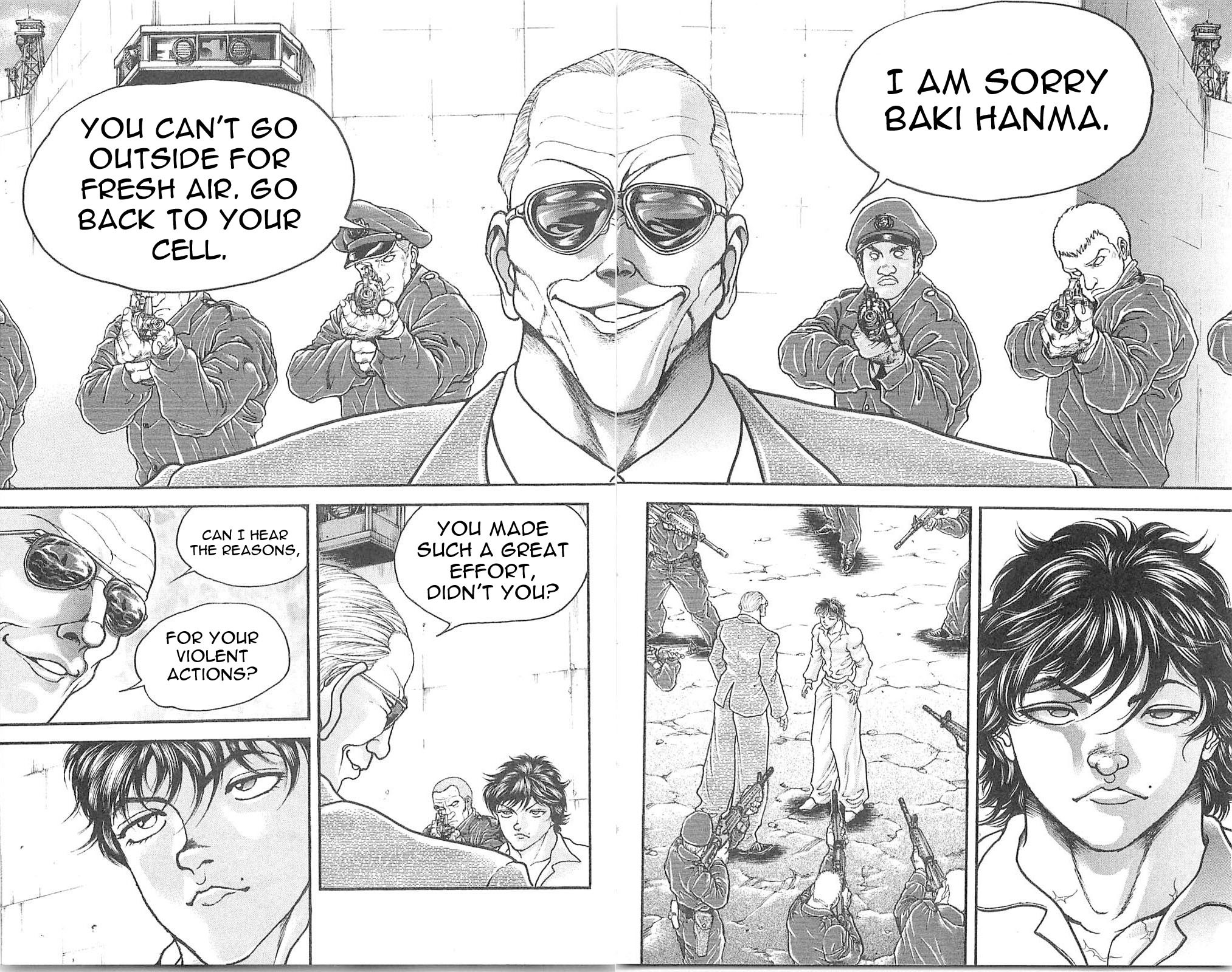 Hanma Baki Chapter 8.56 page 18 - Vol.8 Chapter 56: Distance