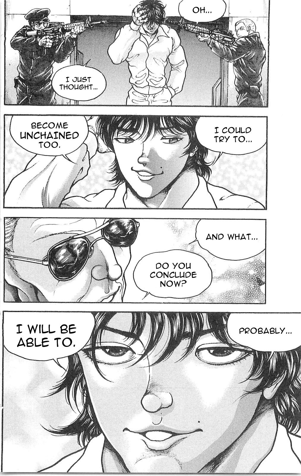 Hanma Baki Chapter 8.56 page 19 - Vol.8 Chapter 56: Distance