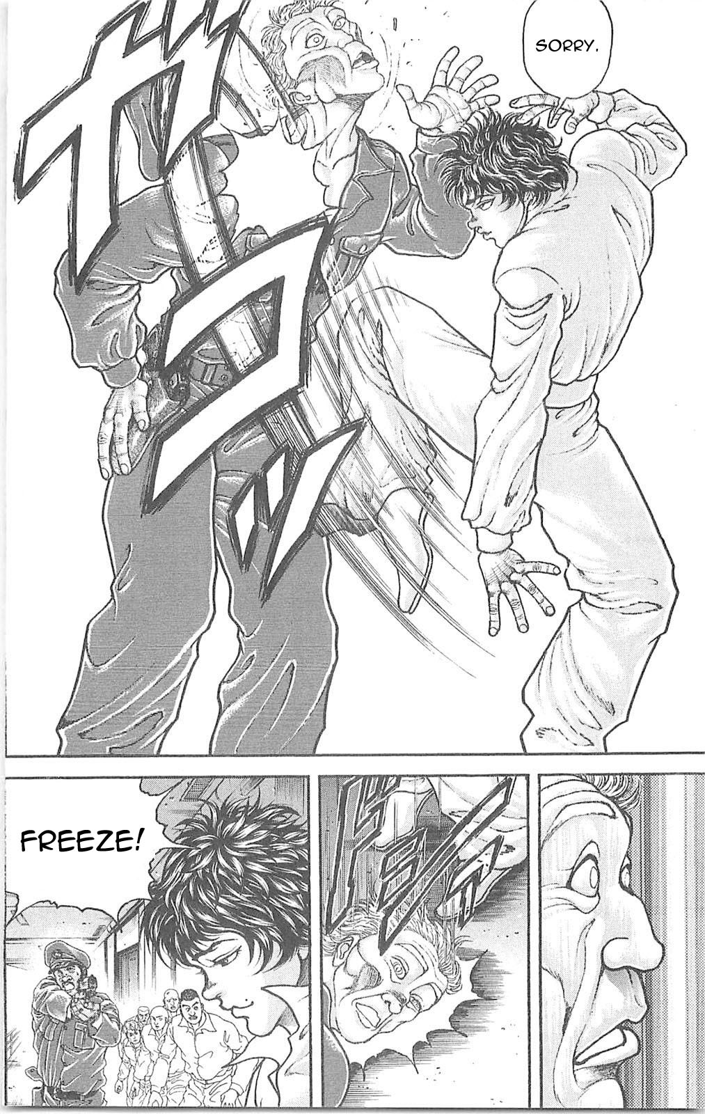 Hanma Baki Chapter 8.56 page 7 - Vol.8 Chapter 56: Distance
