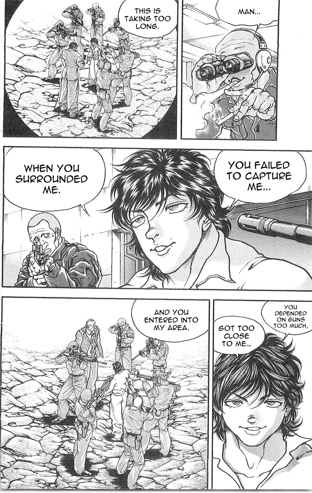 Hanma Baki Chapter 8.57 page 12 - Vol.8 Chapter 57: Oliva and Baki