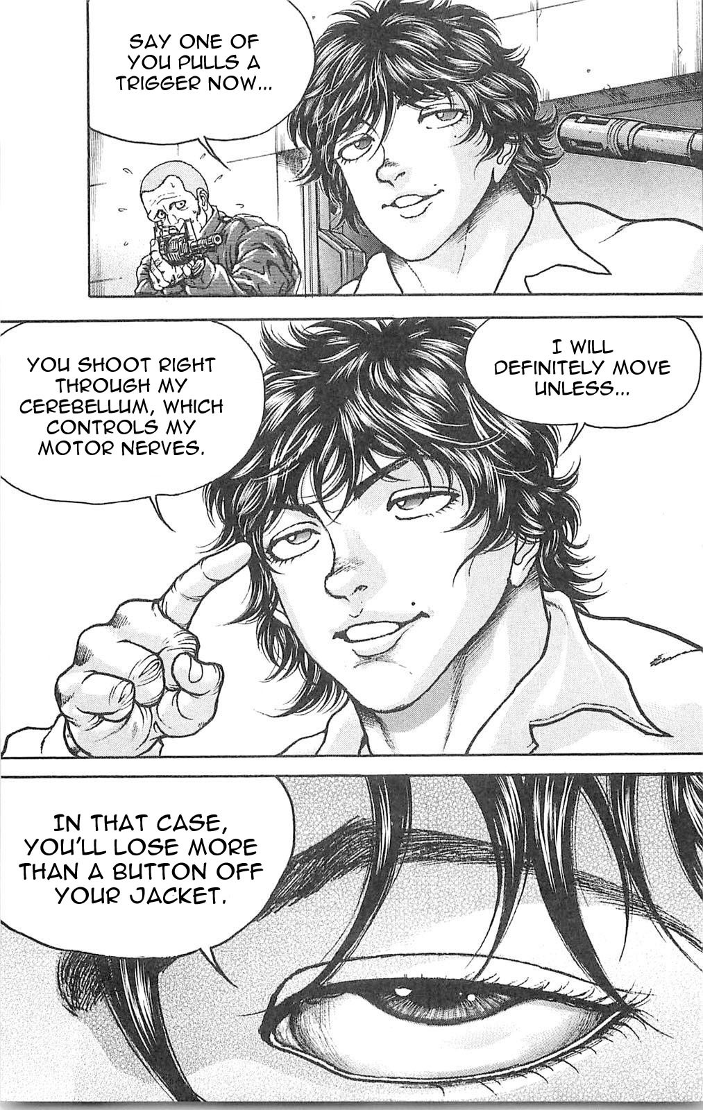 Hanma Baki Chapter 8.57 page 13 - Vol.8 Chapter 57: Oliva and Baki