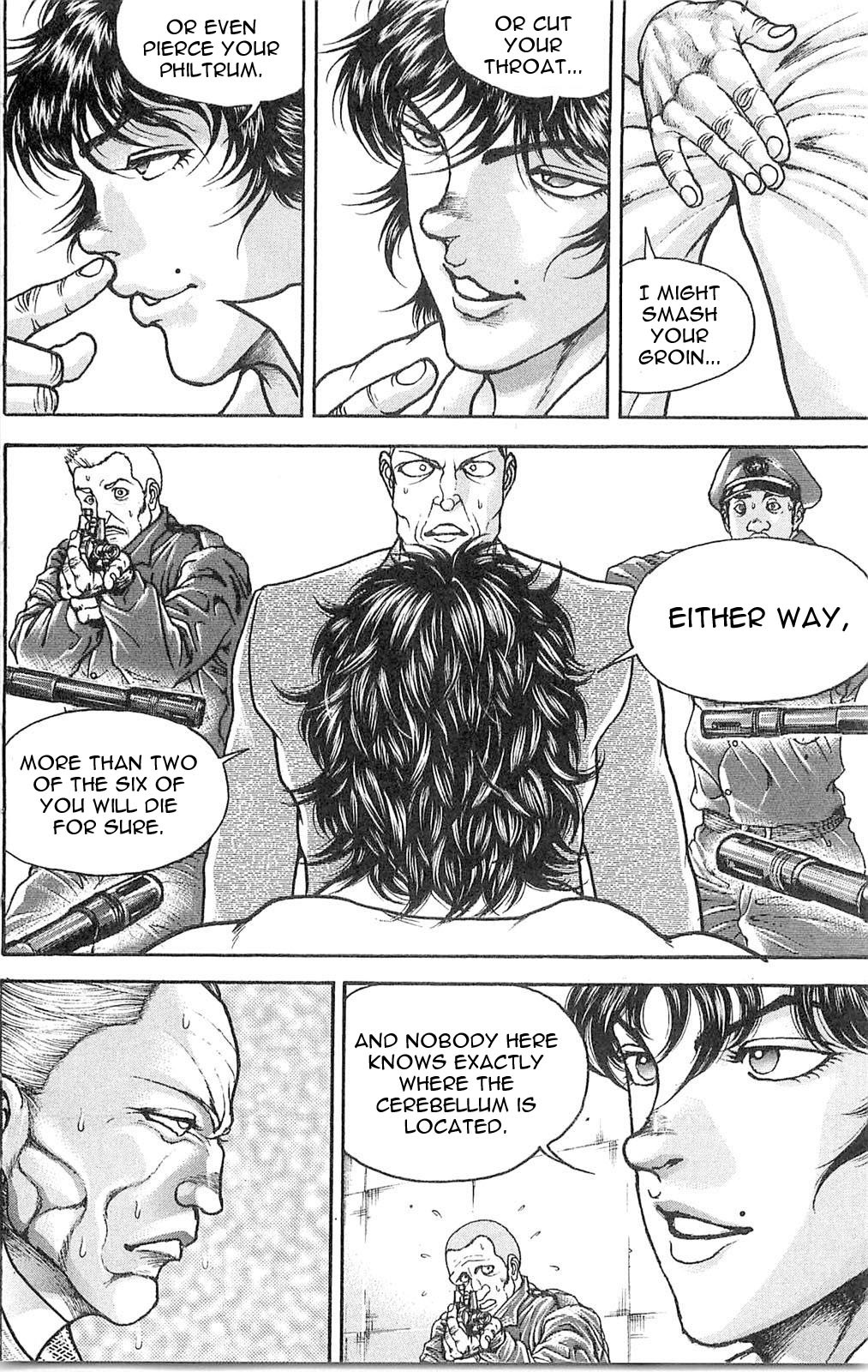 Hanma Baki Chapter 8.57 page 14 - Vol.8 Chapter 57: Oliva and Baki