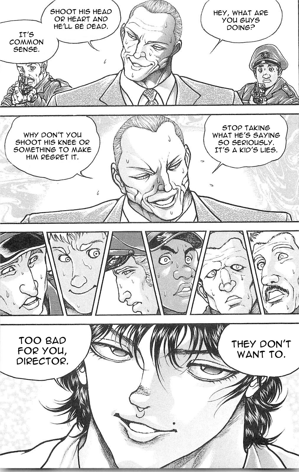 Hanma Baki Chapter 8.57 page 15 - Vol.8 Chapter 57: Oliva and Baki