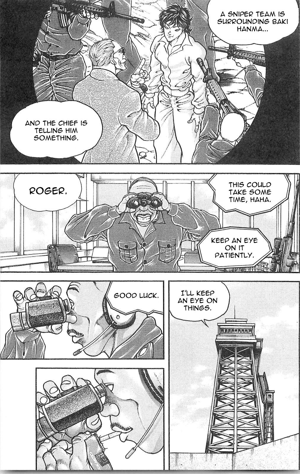 Hanma Baki Chapter 8.57 page 5 - Vol.8 Chapter 57: Oliva and Baki