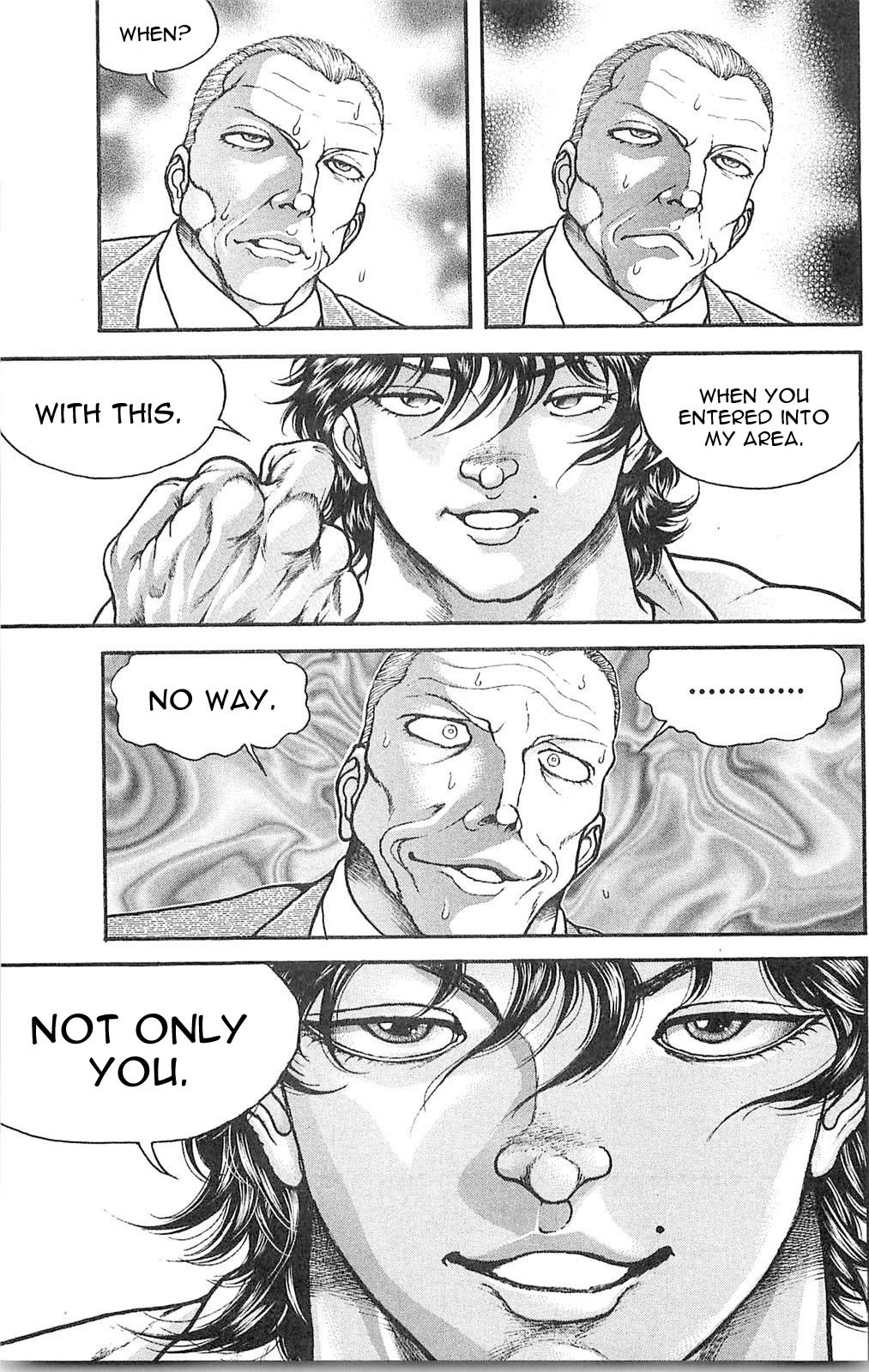 Hanma Baki Chapter 8.57 page 9 - Vol.8 Chapter 57: Oliva and Baki
