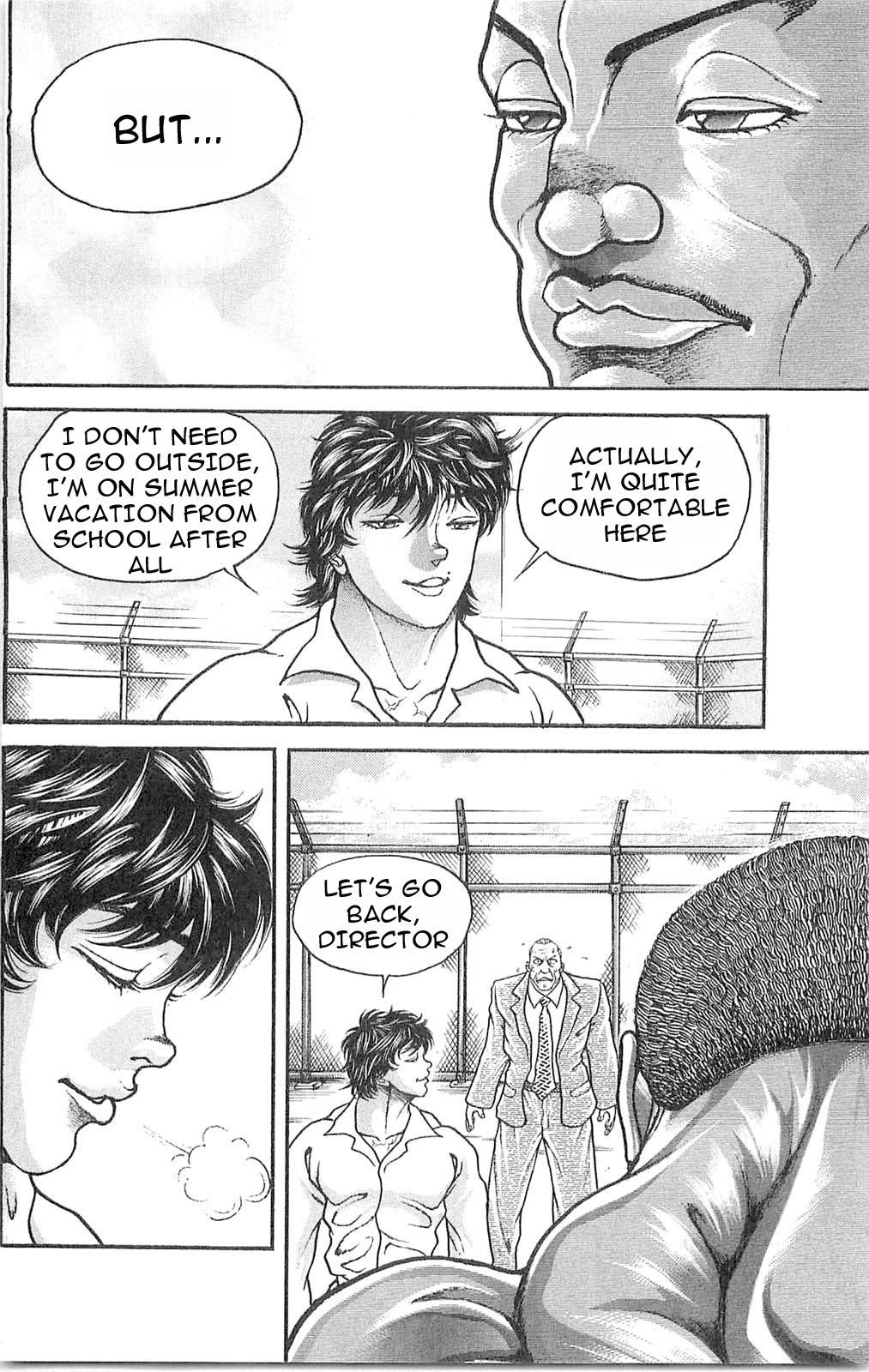 Hanma Baki Chapter 8.59 page 10 - Vol.8 Chapter 59: The Hunter and the Hunted