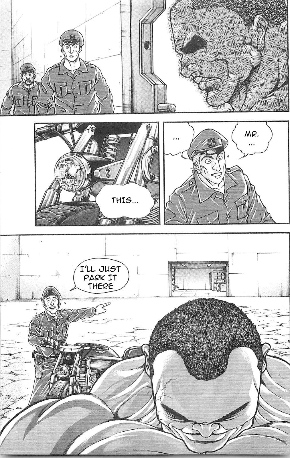 Hanma Baki Chapter 8.59 page 13 - Vol.8 Chapter 59: The Hunter and the Hunted