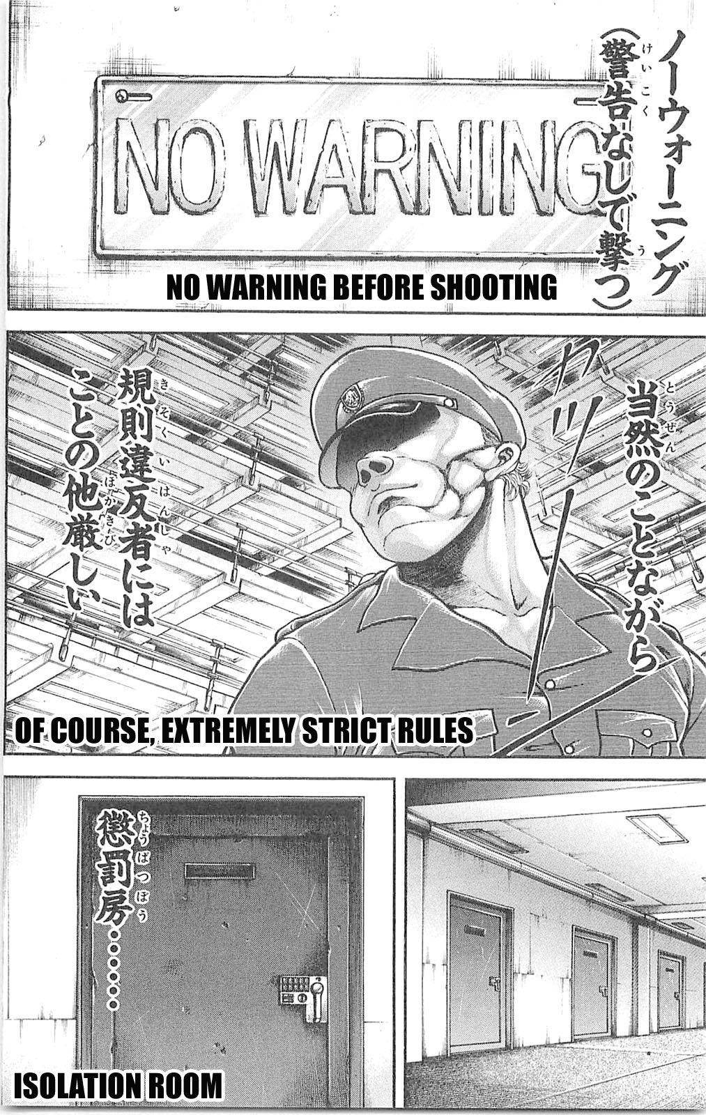 Hanma Baki Chapter 8.61 page 3 - Vol.8 Chapter 61: Discipline