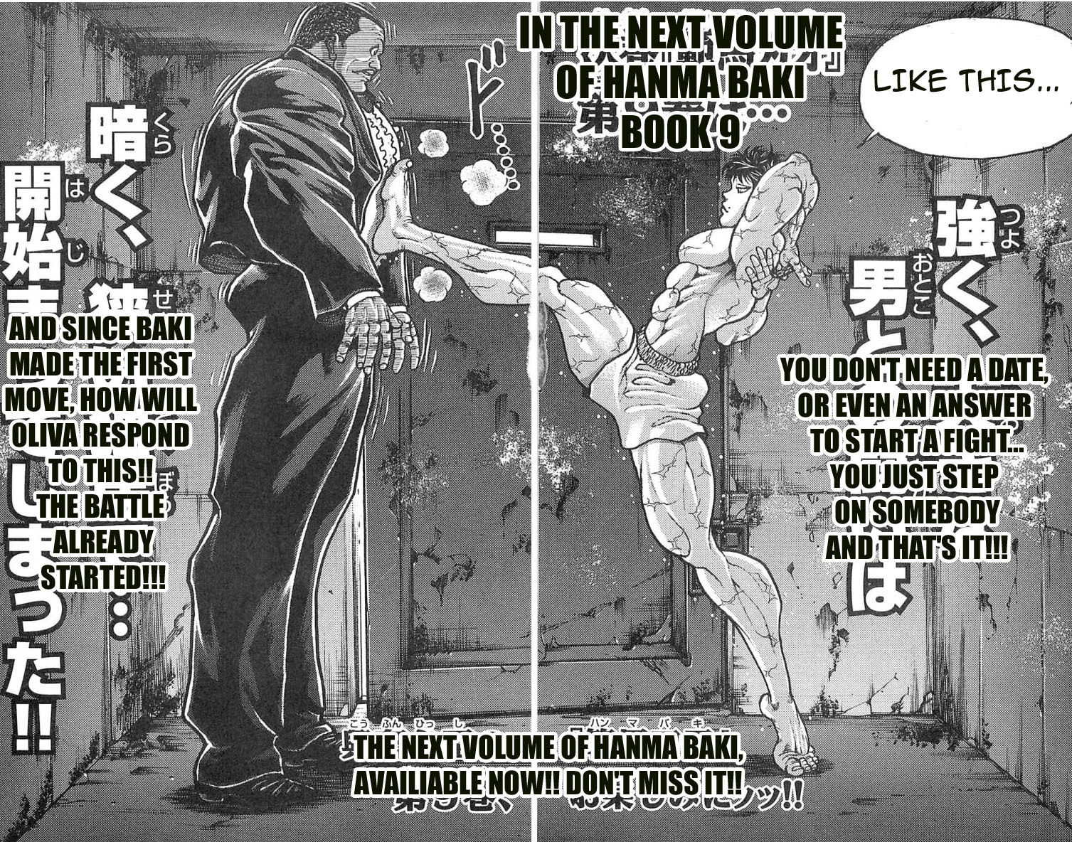 Hanma Baki Chapter 8.62 page 23 - Vol.8 Chapter 62: The Weak One