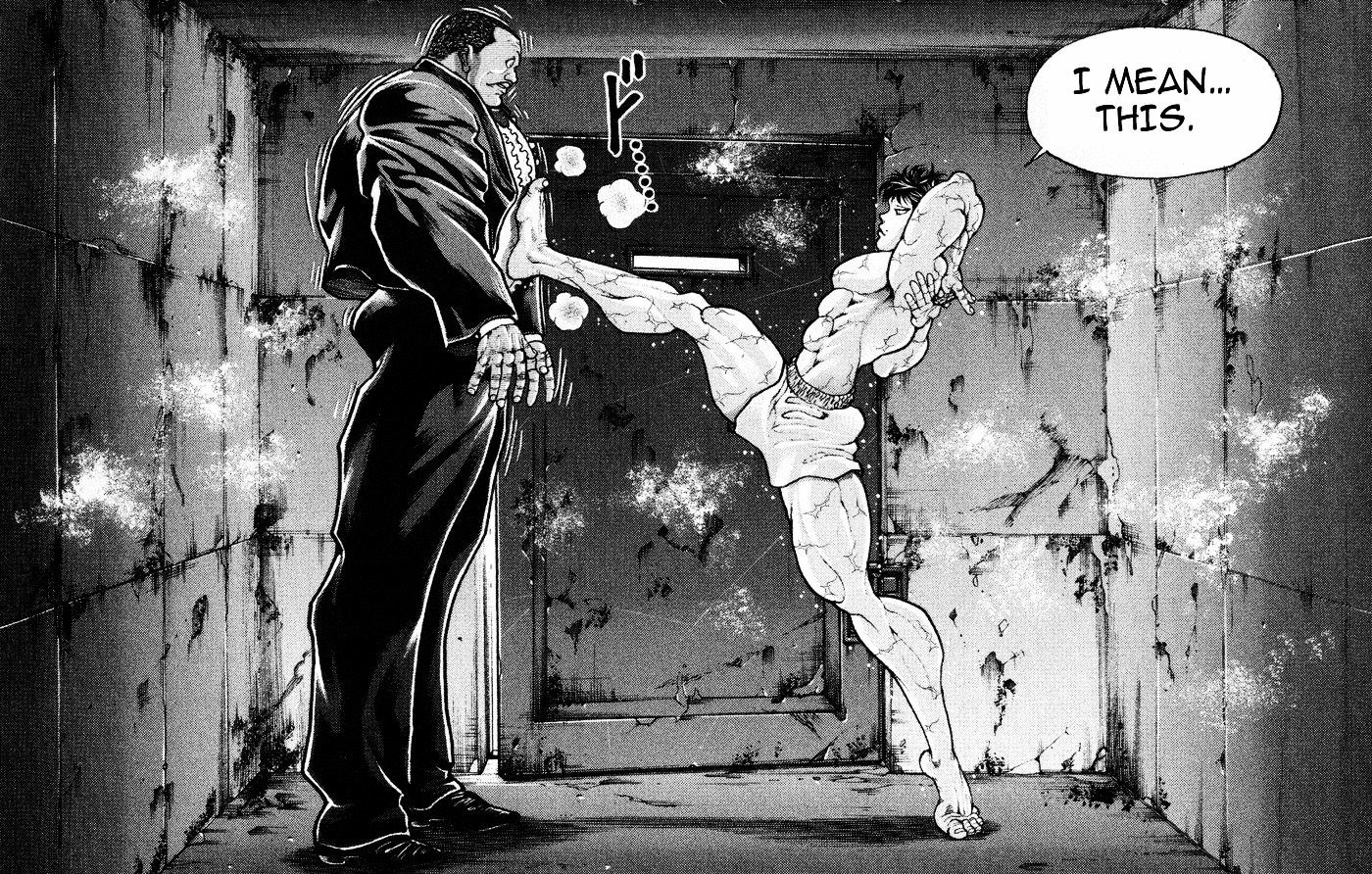 Hanma Baki Chapter 9.64 page 4 - Vol.9 Chapter 64: What I Mean Is