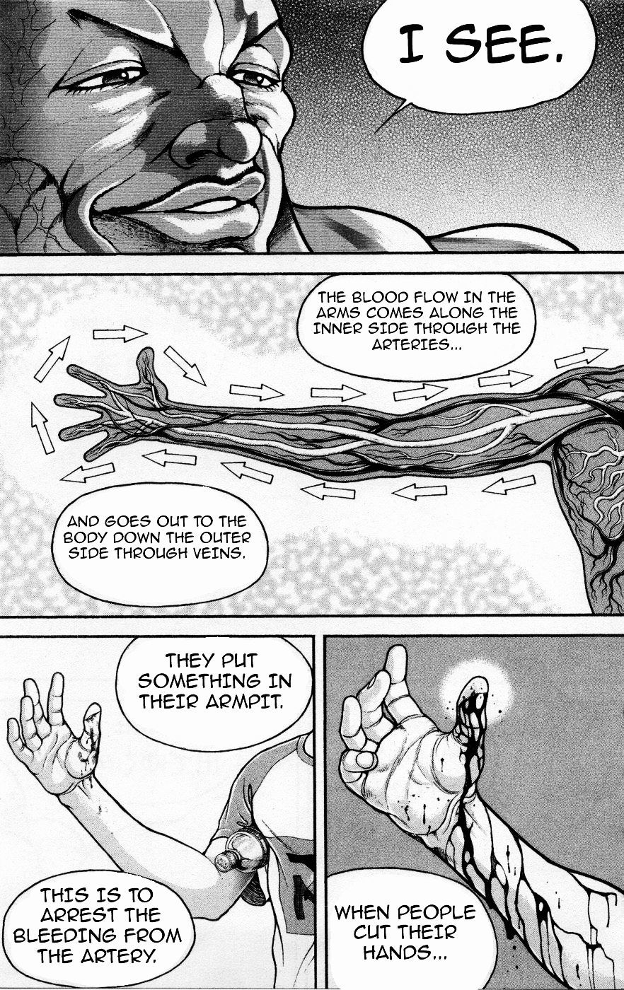 Hanma Baki Chapter 9.65 page 14 - Vol.9 Chapter 65: Purity