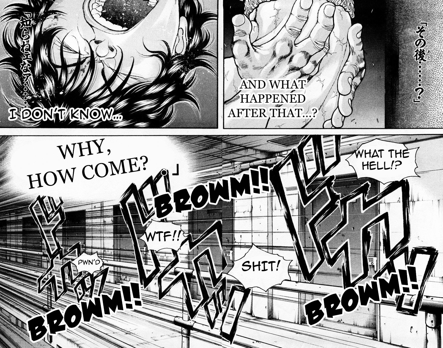 Hanma Baki Chapter 9.66 page 18 - Vol.9 Chapter 66: Prisoner Talks About It
