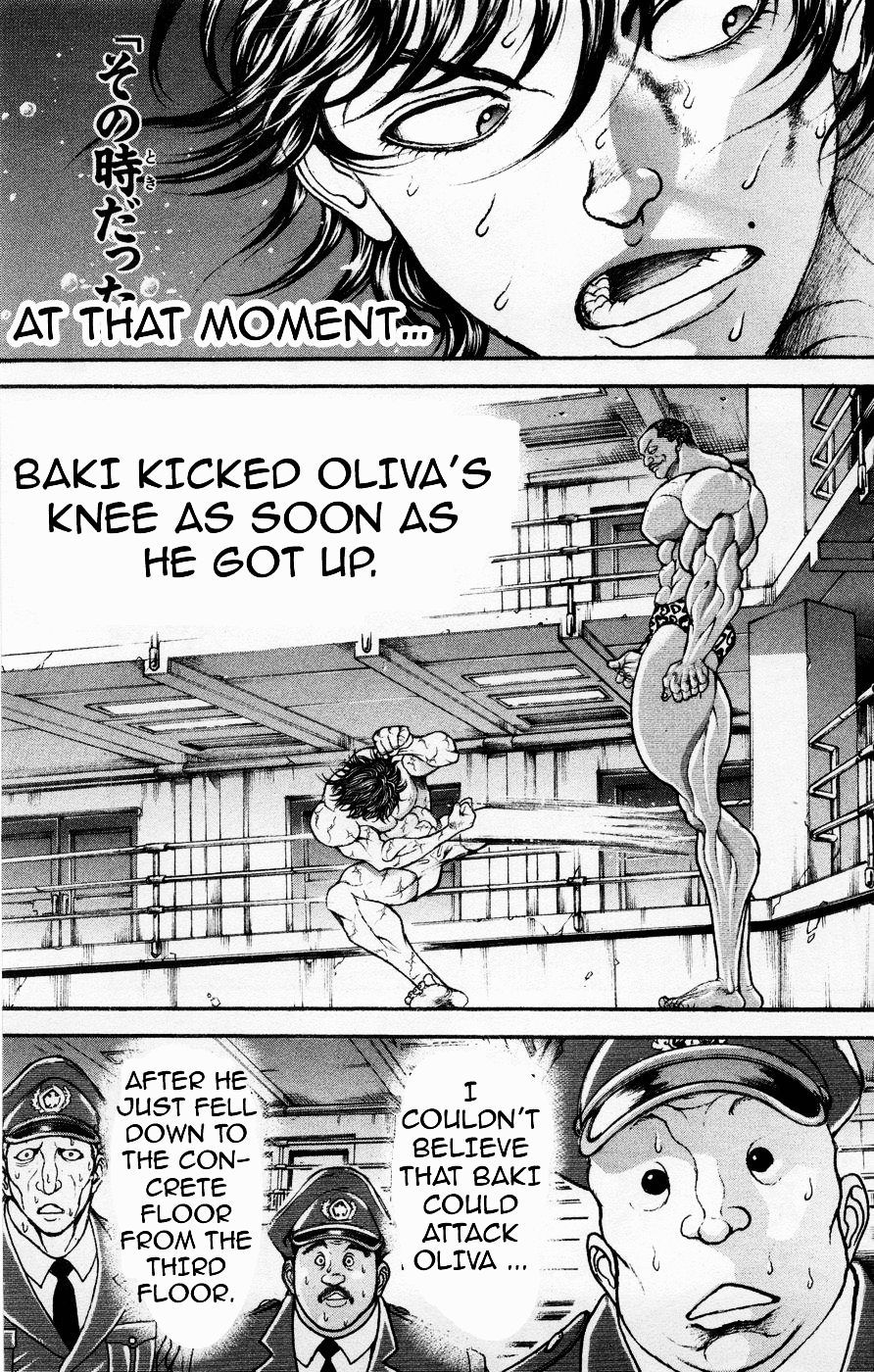 Hanma Baki Chapter 9.67 page 13 - Vol.9 Chapter 67: Prison Official Talks About It