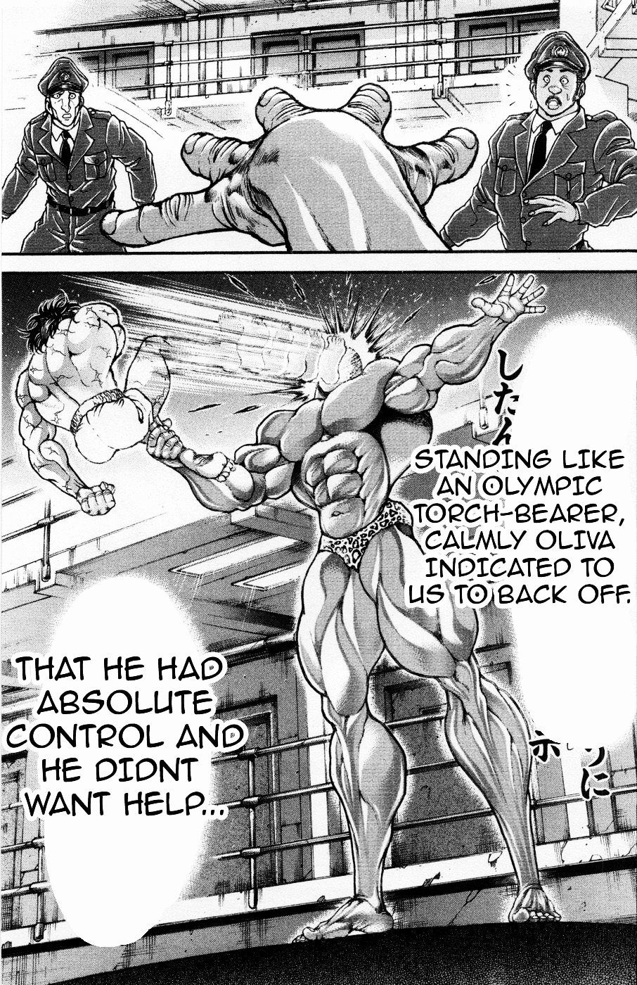 Hanma Baki Chapter 9.67 page 15 - Vol.9 Chapter 67: Prison Official Talks About It