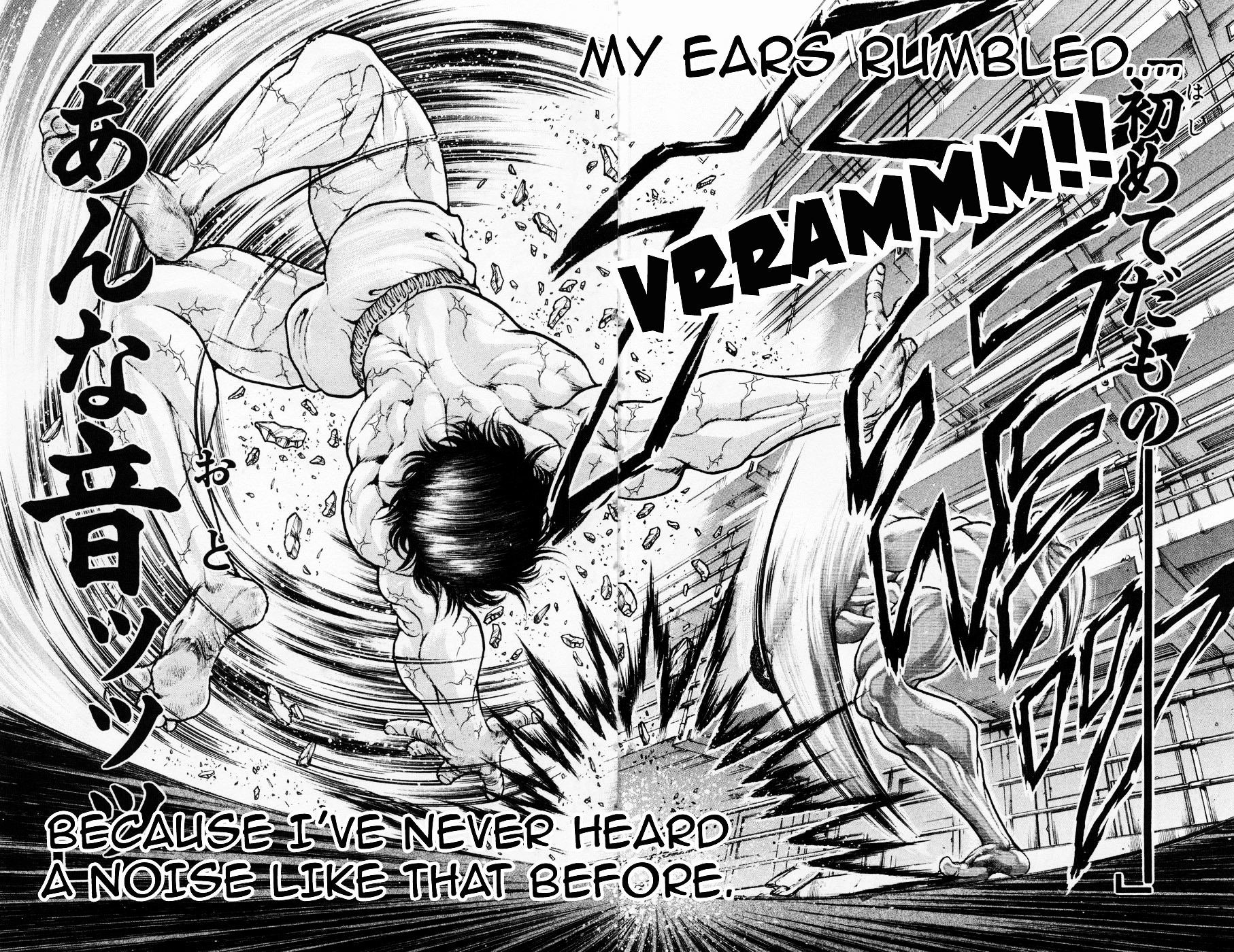 Hanma Baki Chapter 9.67 page 18 - Vol.9 Chapter 67: Prison Official Talks About It