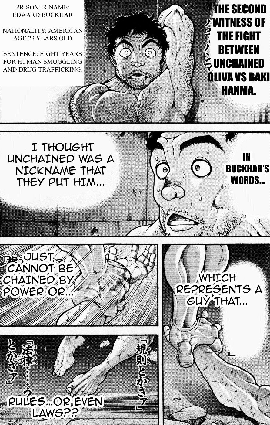 Hanma Baki Chapter 9.67 page 4 - Vol.9 Chapter 67: Prison Official Talks About It