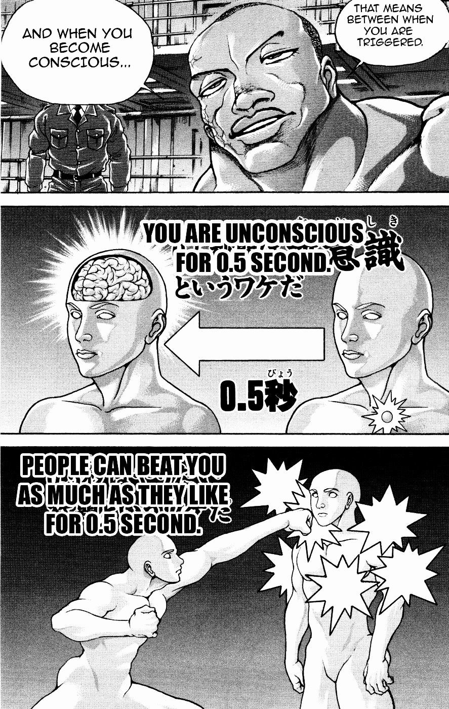 Hanma Baki Chapter 9.70 page 15 - Vol.9 Chapter 70: Unconscious