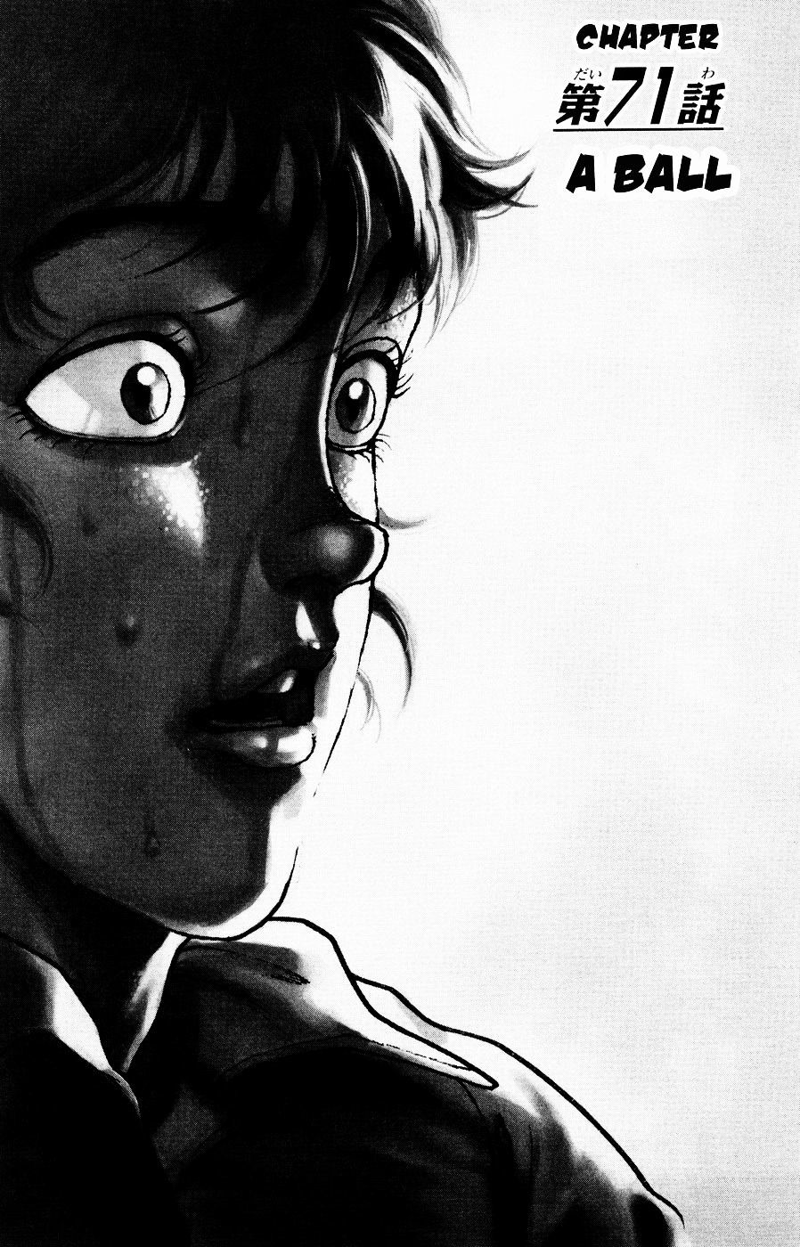 Hanma Baki Chapter 9.71 page 1 - Vol.9 Chapter 71: A Ball