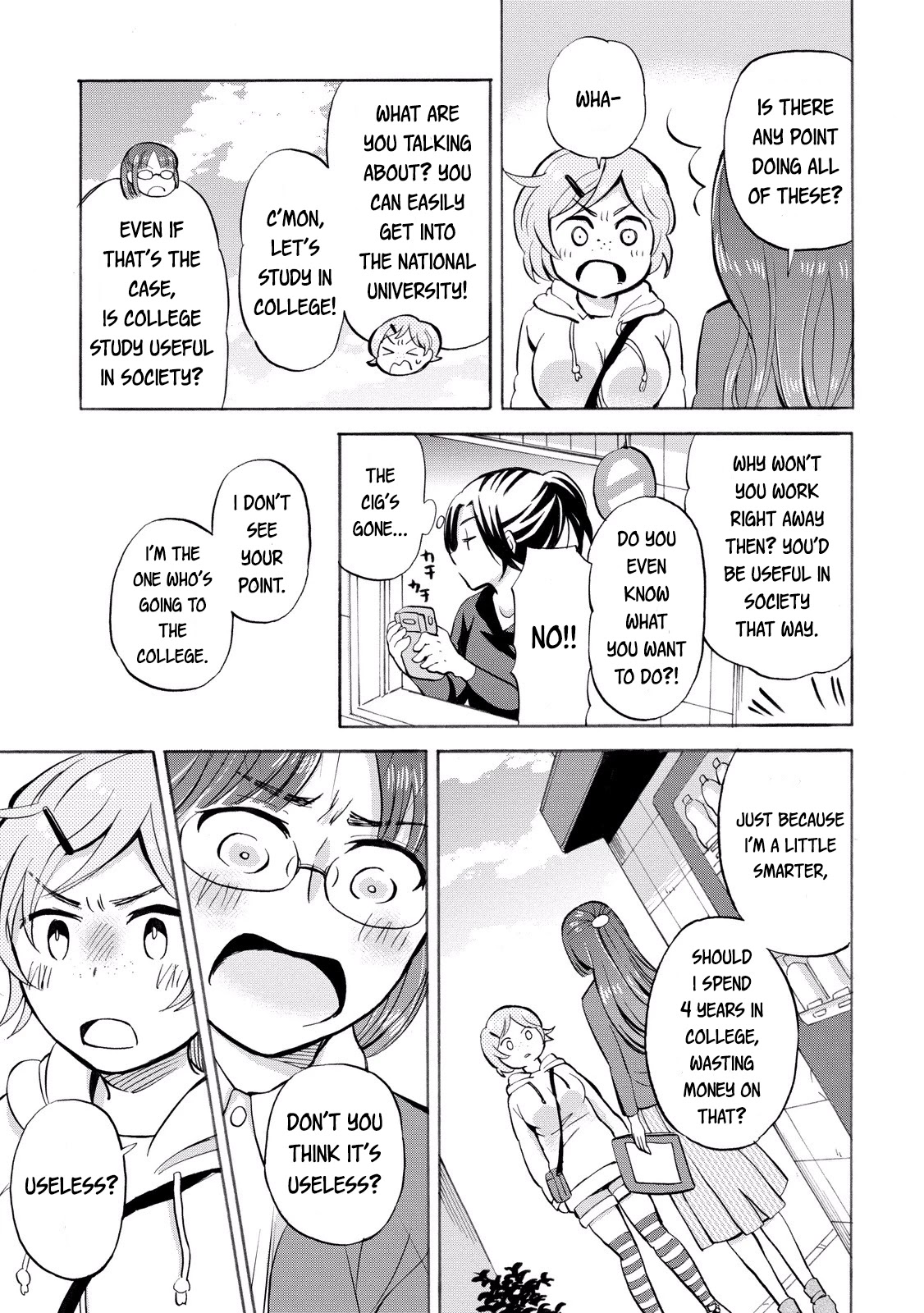 Hannari Girori no Yoriko-san Chapter 20 page 5 - Chapter 20: Yoriko-san & The Exam