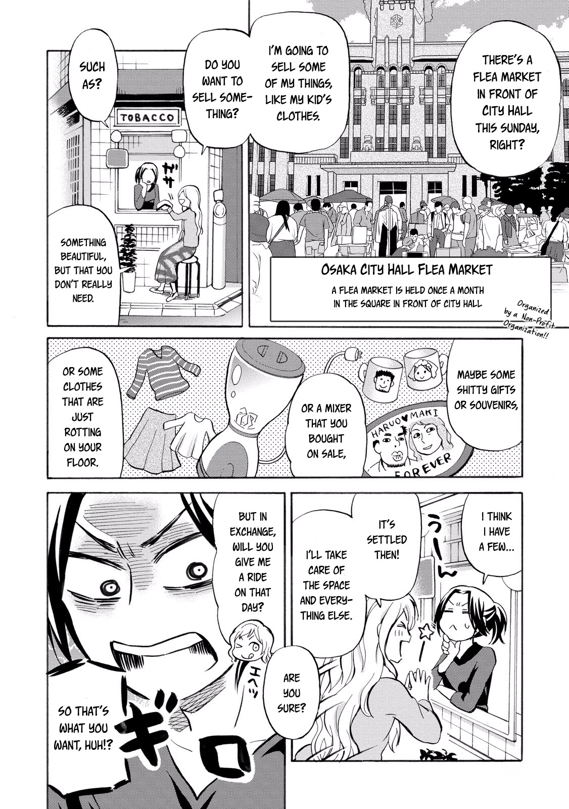 Hannari Girori no Yoriko-san Chapter 21 page 2 - Chapter 21: Yoriko-san & The Flea Market