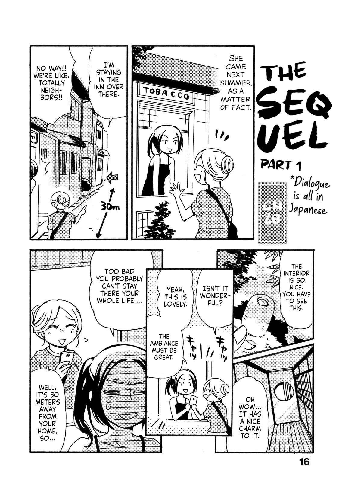 Hannari Girori no Yoriko-san Chapter 28 page 17 - Chapter 28: Yoriko-san & Backpackers