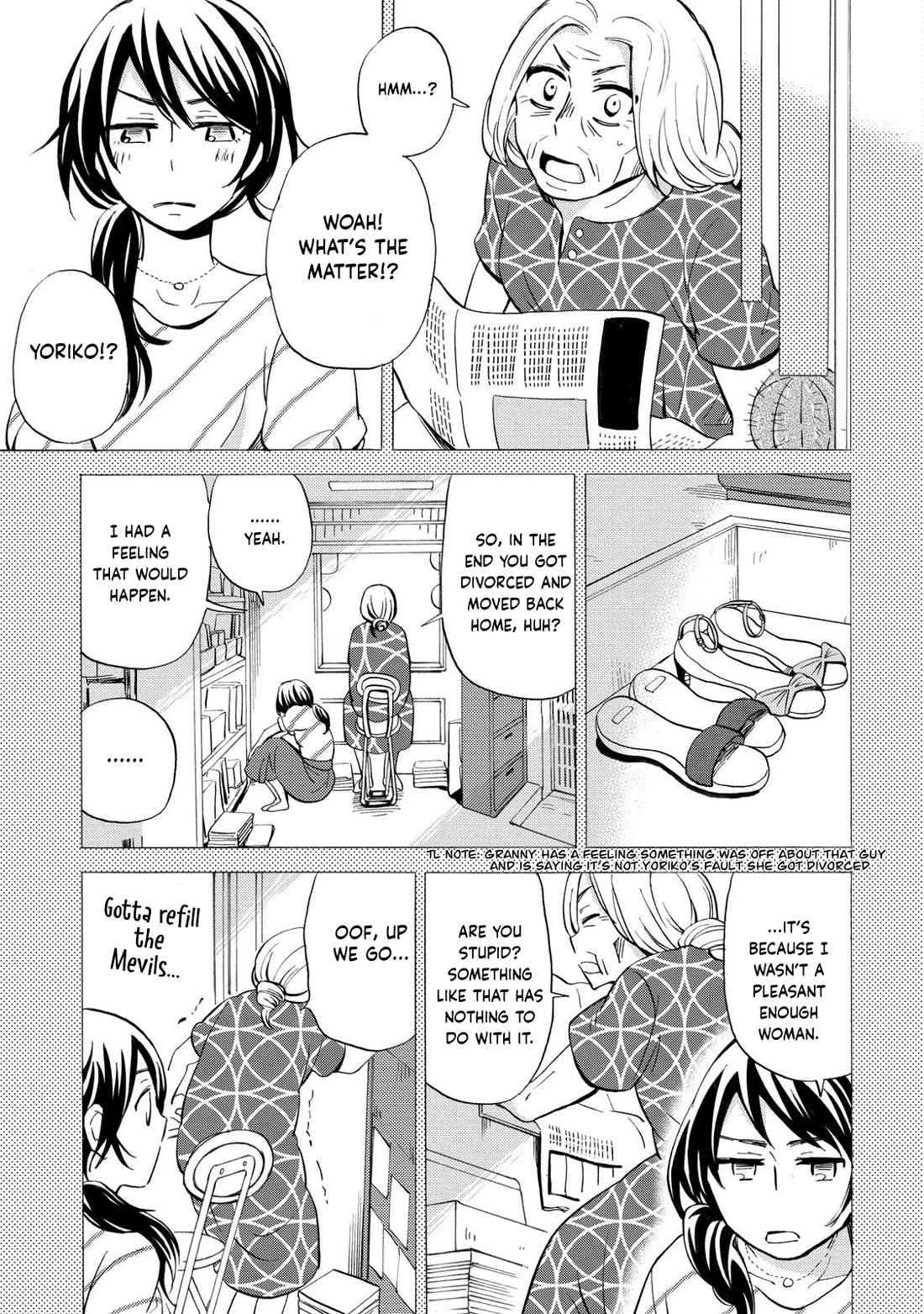 Hannari Girori no Yoriko-san Chapter 31 page 5 - Chapter 31: Yoriko-san & Granny