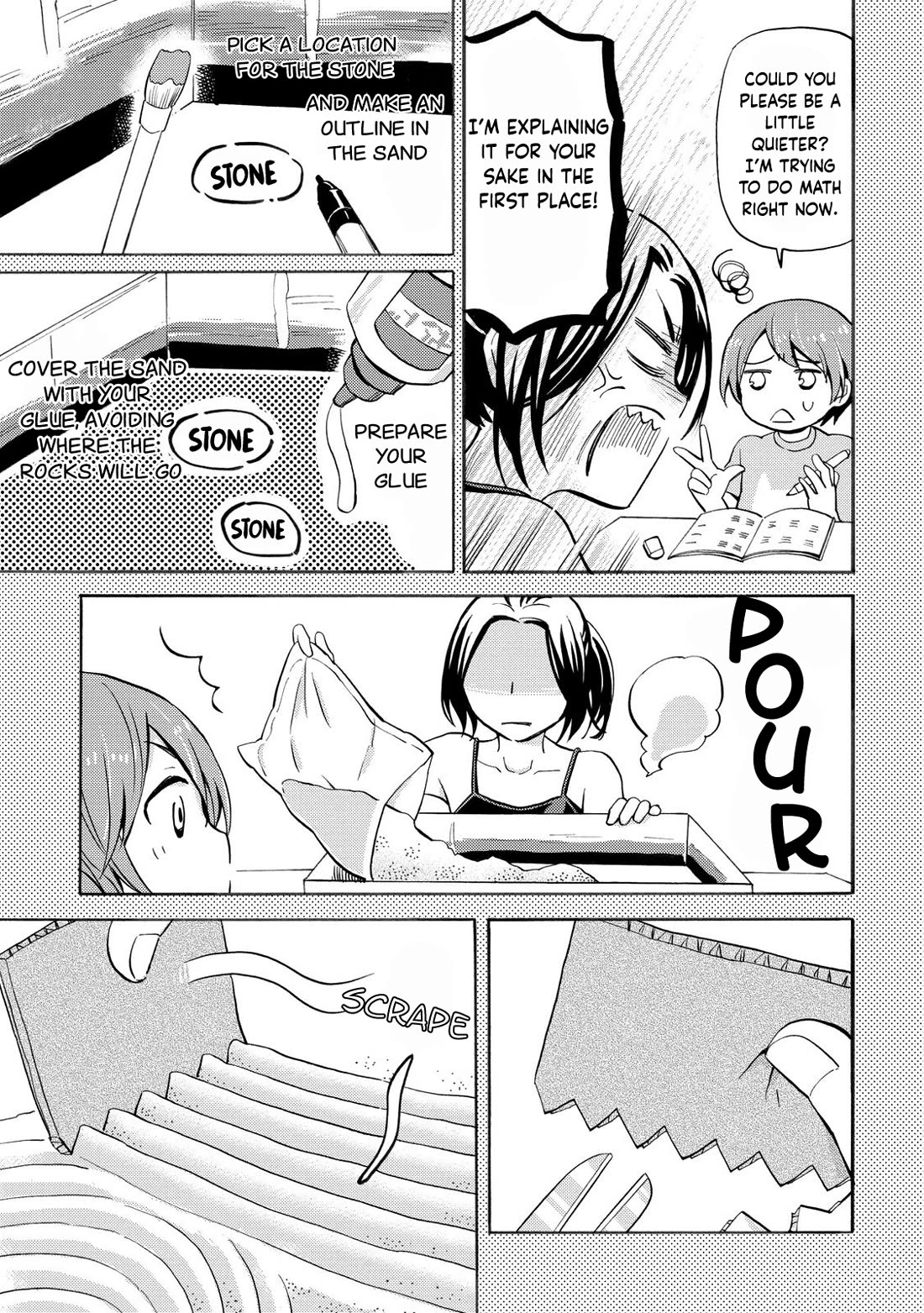 Hannari Girori no Yoriko-san Chapter 32 page 7 - Chapter 32: Yoriko-san & Homework