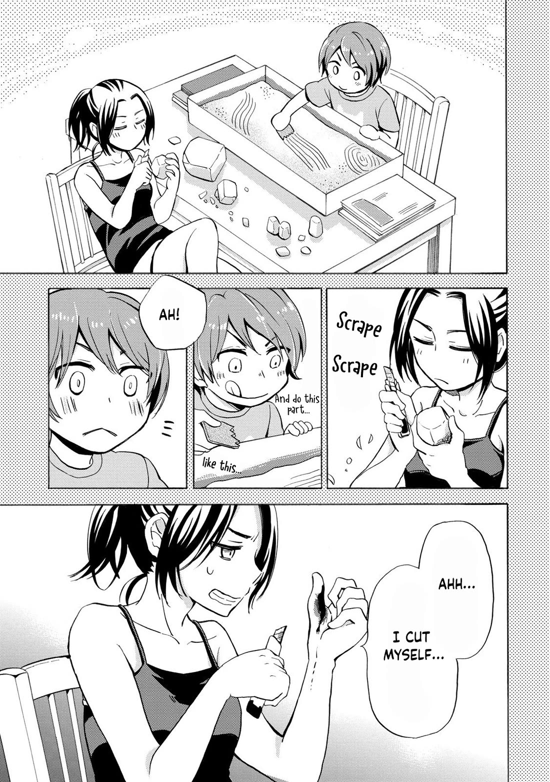 Hannari Girori no Yoriko-san Chapter 32 page 9 - Chapter 32: Yoriko-san & Homework