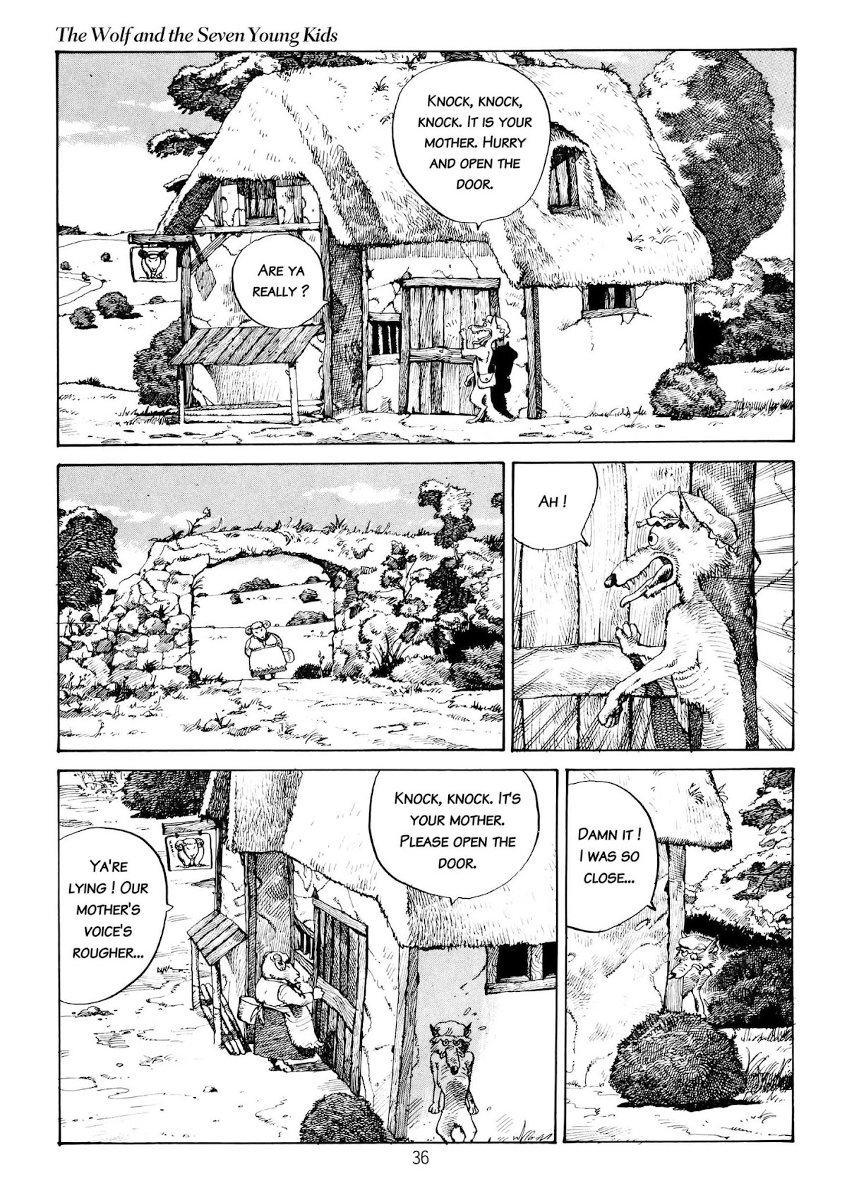 Hansel and Gretel Chapter 3.2 page 1 - Chapter 3 v2 : The Wolf and the Seven Young Kids