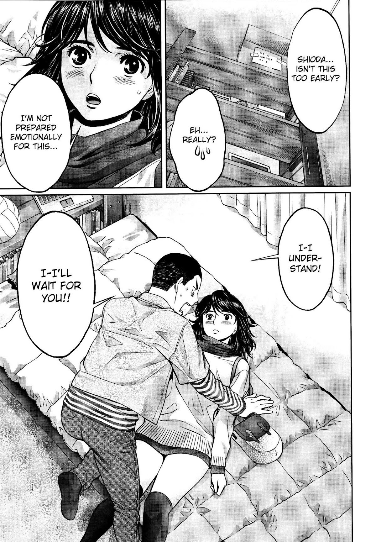 Hantsu x Trash Chapter 103 page 12 - Chapter 103: Shioda, You Good-for-Nothing!