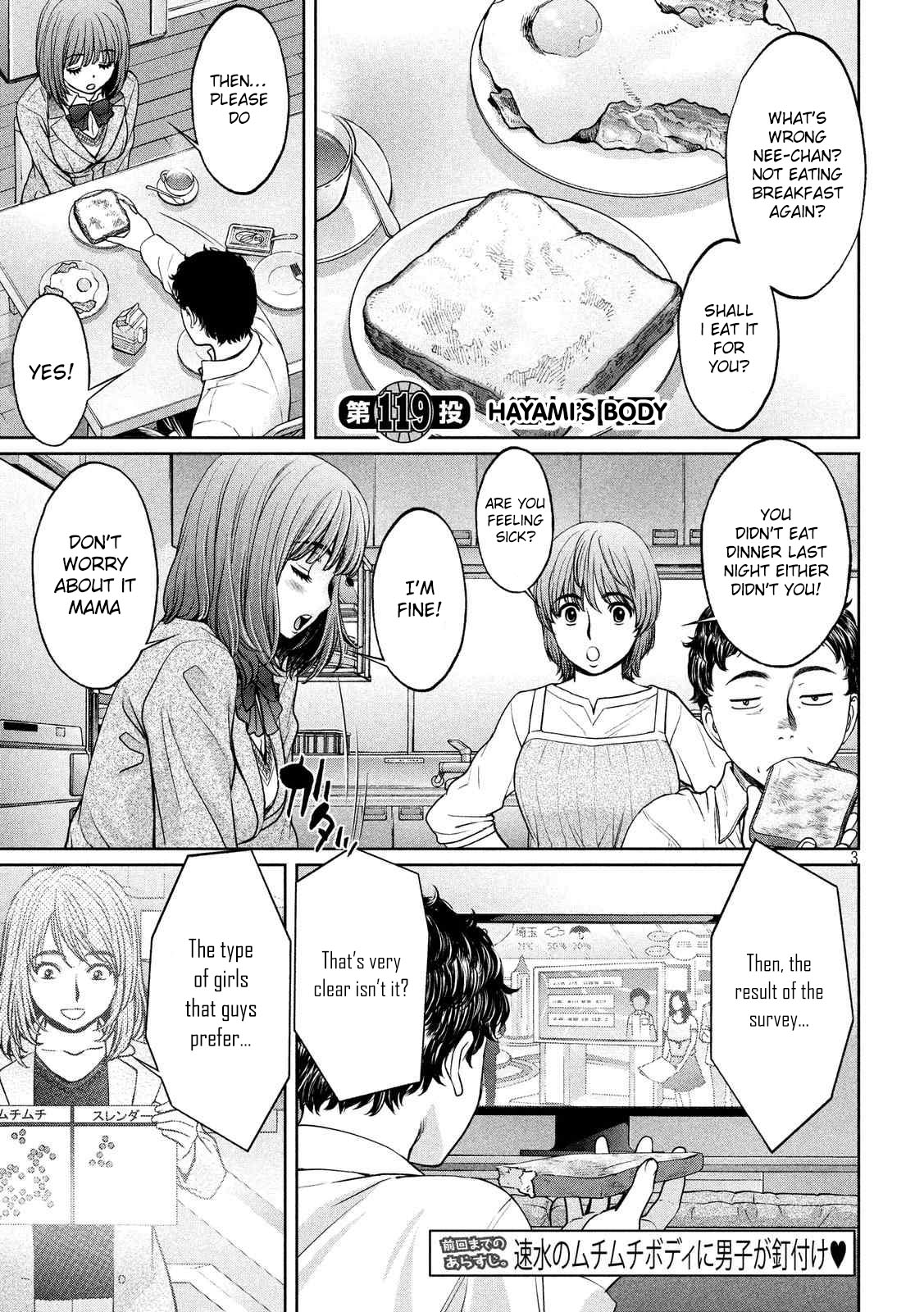Hantsu x Trash Chapter 119 page 4 - Chapter 119: Hayami's Body
