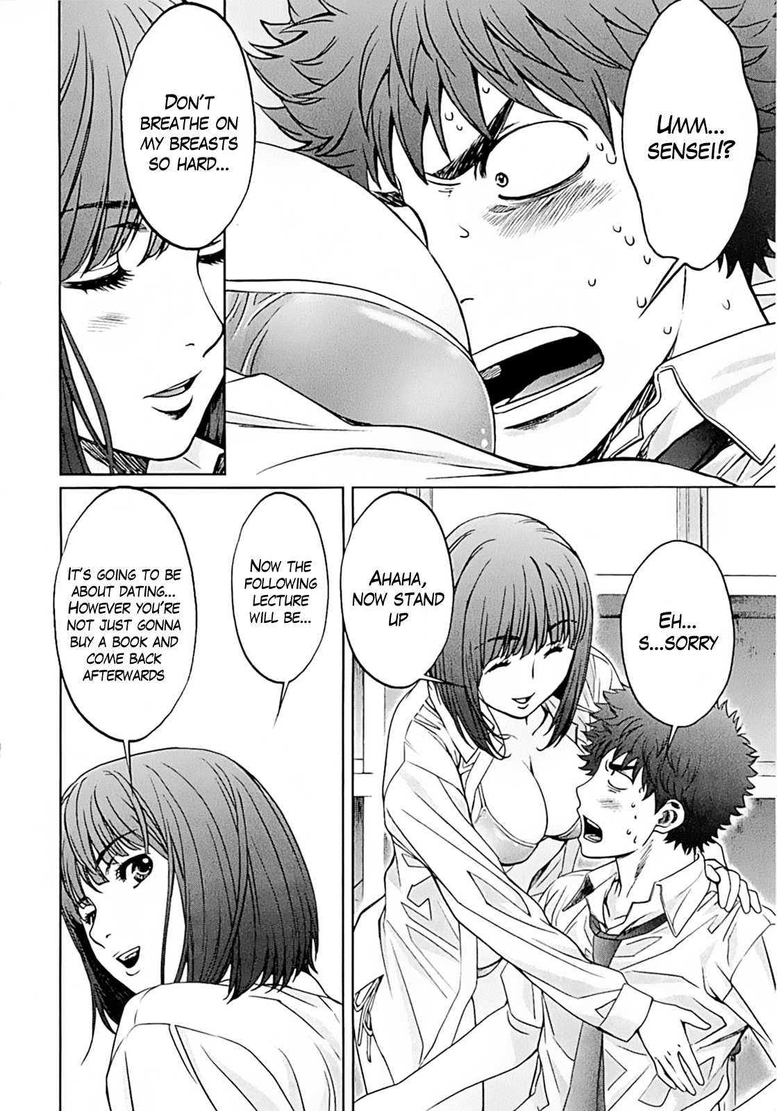 Hantsu x Trash Chapter 20 page 10 - Chapter 20: Lecture