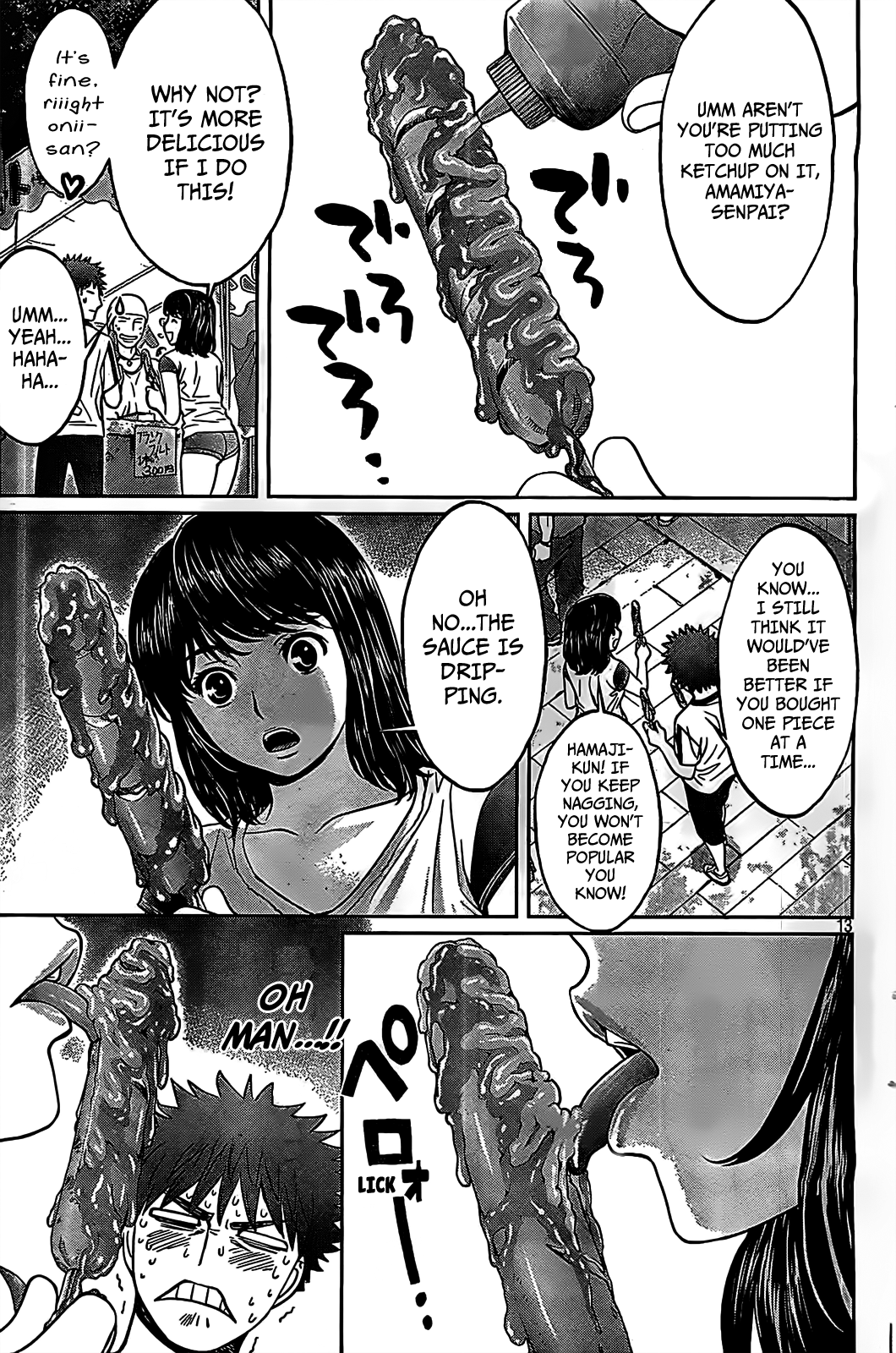 Hantsu x Trash Chapter 43 page 14 - Chapter 43: Rocket Breasts