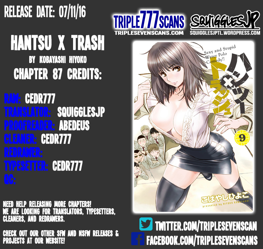 Hantsu x Trash Chapter 87 page 1 - Chapter 87